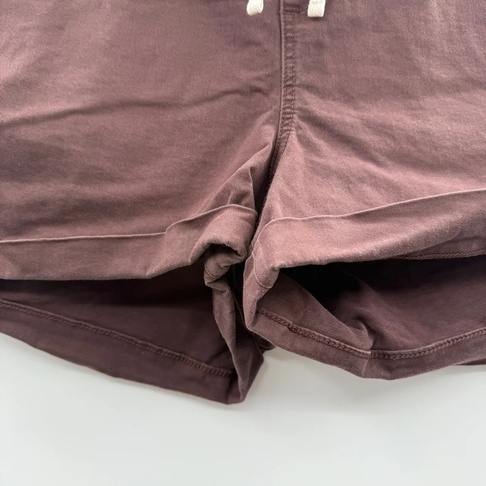 Torrid Pull-On Stretch Twill Boyfriend Drawstring‎ Waist Shorts in Puce Sz 2X